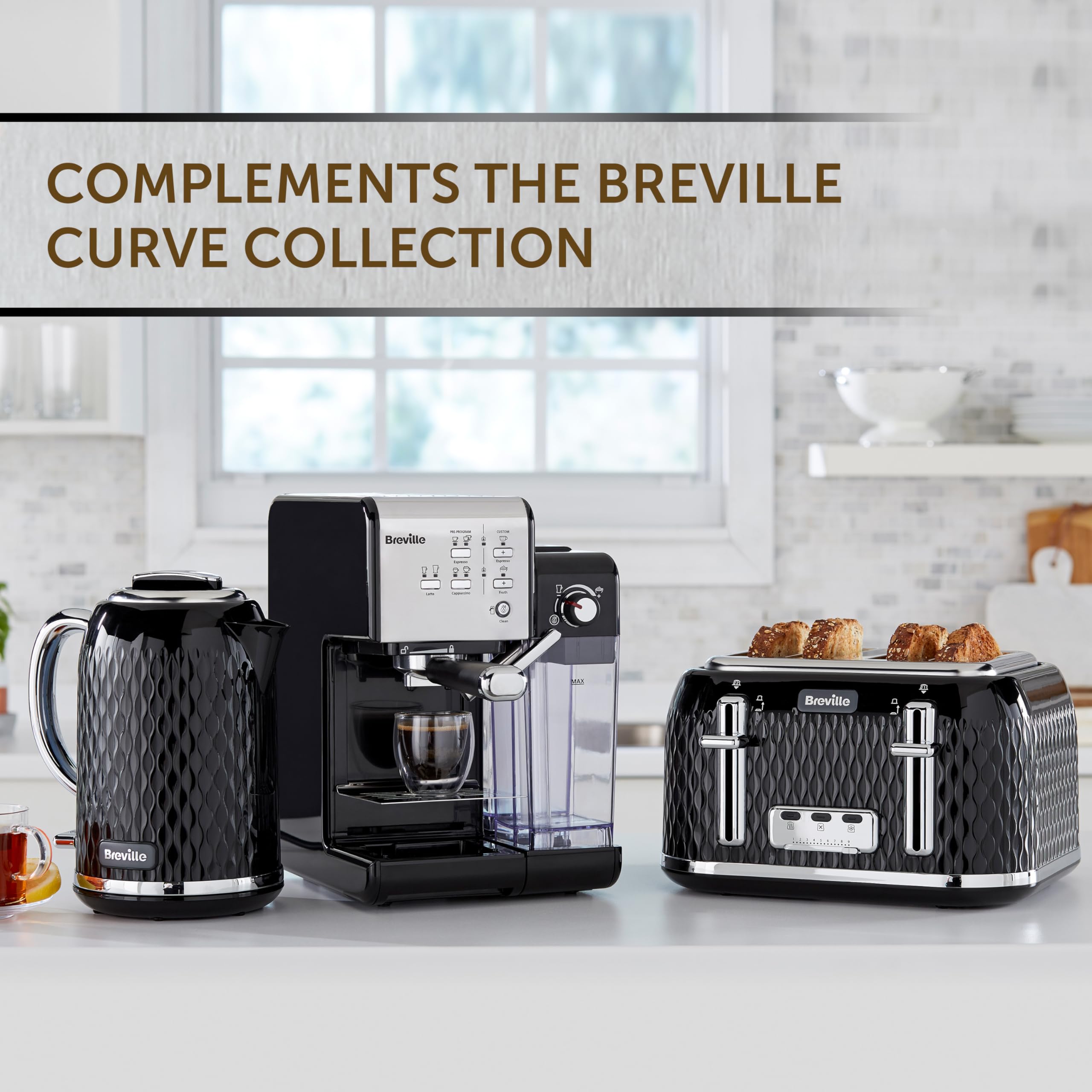 Breville One-Touch CoffeeHouse Coffee Machine | Espresso, Cappuccino & Latte Maker