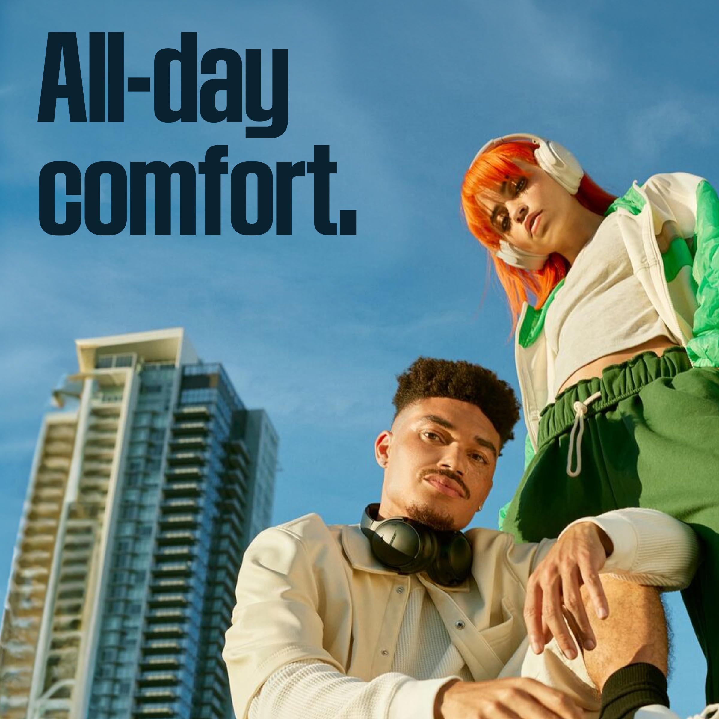 Bose QuietComfort Wireless Noise Cancelling Headphones, Bluetooth Over Ear Headphones with Up To 24 Hours of Battery Life, Black