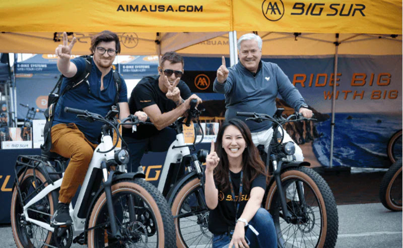 AIMA Big Sur All-Terrain E-Bike in White